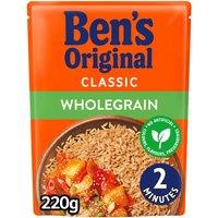 Bens Original Wholegrain Microwave Rice 220g