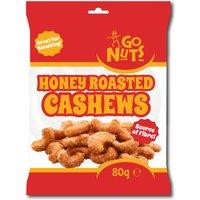 Go Nuts Honey Roasted Cashews 80g