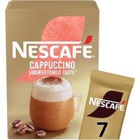 Nescafe Cappuccino Unsweetened Taste Instant Coffee 7 x 14.2g Sachets
