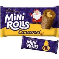 Cadbury 10 Mini Rolls Caramel