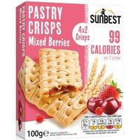 Sunbest 4 Pack Pastry Crisps Mixed Berry