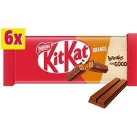 KitKat 2 Finger Orange Chocolate Biscuit Bar 6 Pack Multipack 124.4g