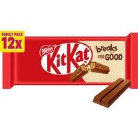 KitKat 2 Finger Milk Chocolate Biscuit Bar 12 Pack Multipack 248.8g
