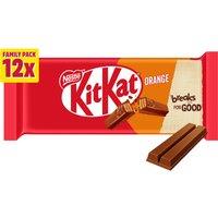 KitKat 2 Finger Orange Chocolate Biscuit Bar 12 Pack Multipack 248.4g