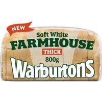 Warburtons Soft White Farmhouse Thick 800g