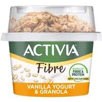 Activia Vanilla & Granola Breakfast Pot With Spoon 165g