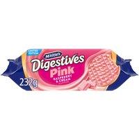McVitie's Limited Edition Digestive Pink Raspberry & Cream Flavour 232g