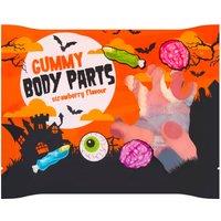 Strawberry Flavour Gummy Body Parts 100g