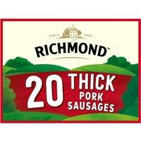 Richmond 20 Thick Pork Sausages 1024g