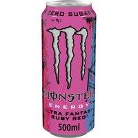 Monster Energy Drink Ultra Fantasy Ruby Red Zero Sugar 500ml