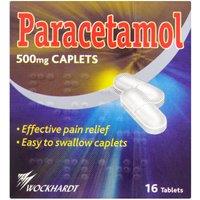 Wockhardt 16 500mg Paracetamol Tablets