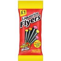 Flyers Liquorice with Fruit Flavour Crystal Centres 85g
