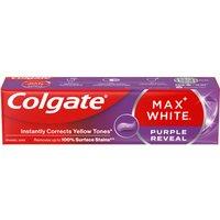 Colgate Max White Purple Reveal Instant Teeth Whitening Toothpaste 75ml