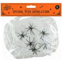 Halloween Spiders and Cobweb Decoration