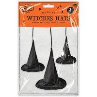 Halloween 8 Pack Spooky Hanging Witch Hats