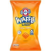 Seabrook Extra Cheesy Flavour Waffle Bites 6 x 16g