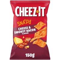 Cheez-it Cheese & Smokey Bacon flavour Thin & Crispy Baked Snacks 150g