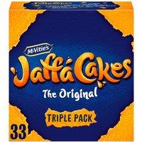 McVitie's Jaffa Cakes Original Chocolate Biscuits Triple Pack 3 x 11 Cakes, 363g