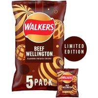 Walkers Limited Edition Beef Wellington Multipack Crisps 5x25g