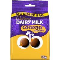 Cadbury Dairy Milk Chocolate Caramel Nibbles Large Sharing Bag 175g