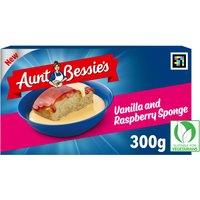 Aunt Bessie's Vanilla and Raspberry Sponge 300g