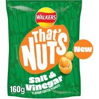 Thats Nuts Walkers Salt & Vinegar Sharing Coated Peanuts 160g
