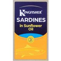 Kingfisher Sardines in Sunflower Oil 120g