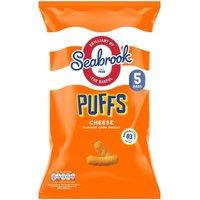 Seabrook Puffs Cheese Flavour Corn Snacks 5 x 16g