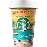 Starbucks Limited Edition Summer Escape Pistachio Flavour Chilled Coffee 220ml