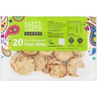 Baked Earth Bakery 20 Garlic & Coriander Naan Bites