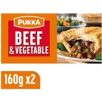 Pukka 2 Beef & Vegetable Pies