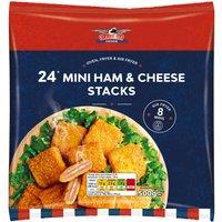 Stateside Diner 24 Mini Ham & Cheese Stacks 500g