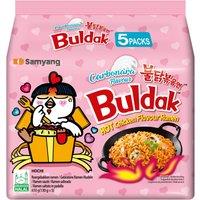 Buldak Hot Chicken Ramen Noodles Carbonara Flavour 650g (130g x 5)