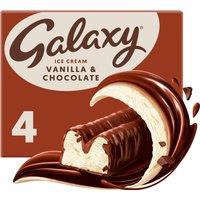 Galaxy Vanilla & Chocolate Ice Cream 4 x 46.9ml (187.6ml)