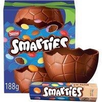 Smarties Milk Chocolate Large Easter Egg 188g