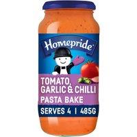 Homepride Pasta Bake Sauce Tomato, Garlic & Chilli