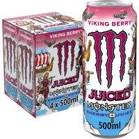 Monster Energy Drink Viking Berry 4 x 500ml Cans