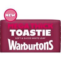 Warburtons Mega Thick Toastie Soft & Sliced White Loaf 800g
