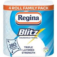 Regina Blitz Household Towel 4 Rolls