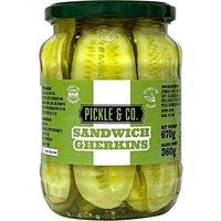 Pickle & Co. Sandwich Gherkins 670g