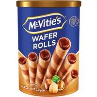McVitie's Wafer Rolls with Hazelnut Cream Filling 170g