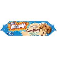 McVitie's Hobnobs Milk Chocolate Flavour Chips Oaty Cookies 155g