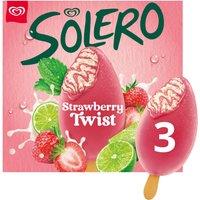 Solero Ice Cream Sticks Strawberry Twist 3x 90 ml