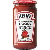 Heinz Mr. Ridiculously Good's Smooth Bolognese Pasta Sauce 490g