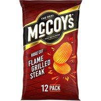 McCoy's Flame Grilled Steak Multipack Crisps 12 Pack