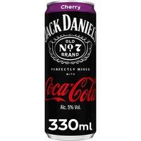 Jack Daniel's & Coca-Cola Cherry 330ml Can