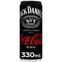 Jack Daniel's and Coca-Cola 330ml Pre-Mixed Can
