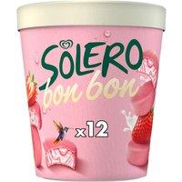 Solero Bon Bon Ice Cream Frozen Snack Strawberry Twist 192ml 12MP