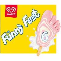 Wall's Funny Feet Strawberry & Vanilla Ice Cream Lollies 6x79ml