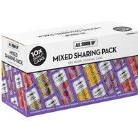 All Shook Up Mixed Sharing Pack Pre-Mixed Cocktail 10 x 250ml